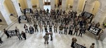 BREAKING: CCW Executive Director, With Conscientious Objector Client, Arrested Alongside Vets & Military Families Protesting Iran War